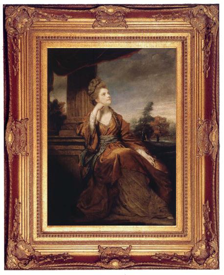 framed  Sir Joshua Reynolds Maria,Duchess of Gloucester, Ta006